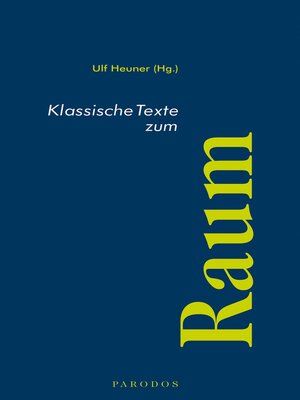 cover image of Klassische Texte zum Raum